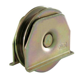 Roller with side mount a square profile bearing