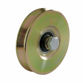 Roller with screw a bearing profile angle