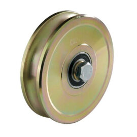 Screw roller with two round profile bearings