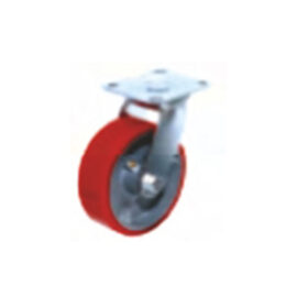 Industrial Wheel Red PU Swivel