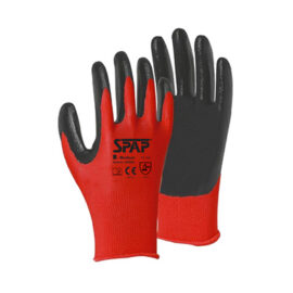 Nitrile gloves red