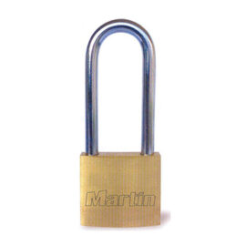 MARTIN HEAVY DUTY LONG NECK BRASS PADLOCK